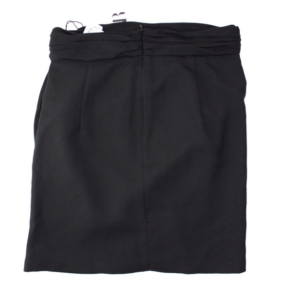 Zara NWT Wool Draped Wrapped Mini Skirt XS - Picture 4 of 8
